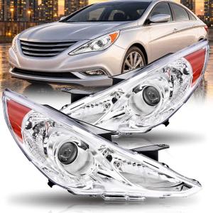 Halogen Headlight Assembly for 2011-2014 Hyundai Sonata