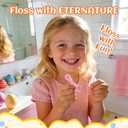 2 x Kids Flossers 200ct, Strawberry Flavored Bunny & Carrot Dental Floss Picks for Toddlers, Easy-to-Hold Biodegradable Flossers, BPA & Fluoride Free