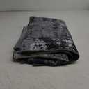 Area Rug Living Room Rug, 4x6 Modern Abstract Washable Rug Black Non Slip Foldable Faux Wool Vintage Carpet, Fluffy Non-Shedding Rugs for Living Room, Bedroom, Dining Room, Kids Playroom