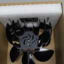 Miaton Wood Stove Fan Heat Powered | Non Electric Heat Activated Fan for Wood Burning Stove/ Log Burner | Thermoelectric Fireplace Fan| w/ Stove Accesories Thermometer
(Medium)