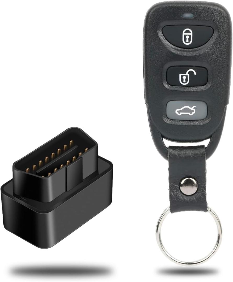 Keyless Entry Remote DIY Kit 4 Button Compatible with Hyundai Elantra 2007-2016. Sonata 2006-2014 (FCCID:OSLOKA-360T)