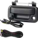 Tailgate Handle Backup Camera Compatible with 2004-2014 Ford F150,2008-2016 Ford F250 F350 F450 F550 Super Duty Explorer Lobo, Rear View Reverse Camera RCA Connector Replaces# 8L3Z 9943400-AC