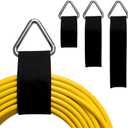 Extension Cord Holder Organizer, 2in x 16.4 Cut to Length Heavy Duty Storage Straps with 15 Buckles, Garden Water Hose Garage Gadgets Hanger for Storage and Organization