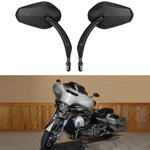 Black Sportster Mirrors Compatible with Harley Road King Street Electra Glide Dyna Softail Road Glide Motorcycle Rearview 1982-2019 2020 2021 2022