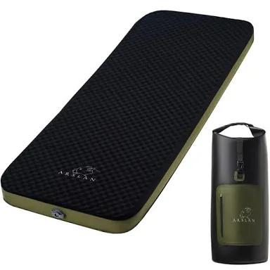 Self-Inflating Sleeping Pad 4" Memory Foam – Camping Mattress with Backpack | Extra Thick, Durable, Water-Resistant, Fast Setup for Outdoor, Hiking & Travel – Limited Stock Clearance