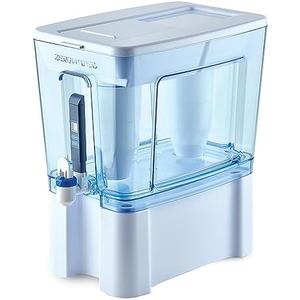 ZeroWater 52-Cup Ready-Read 5-Stage Water Filter Pitcher Dispenser with 5-Stage 0 TDS Zero Water Filter – IAPMO Certified to Reduce Metals, Chlorine, Lead, Chromium, and Forever Chemicals PFOA/PFOS