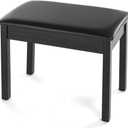 Yamaha BB1 Padded Wooden Piano Bench - Black, Medium