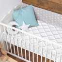 Letmxiu Premium Crib & Toddler Mattress,100% Knitted Fabric, Premium Fleece Surface-Hypoallergenic, 5" Thick Firm Soft Crib Mattress, Non-Toxic - Fits Standard Cribs & Toddler Beds