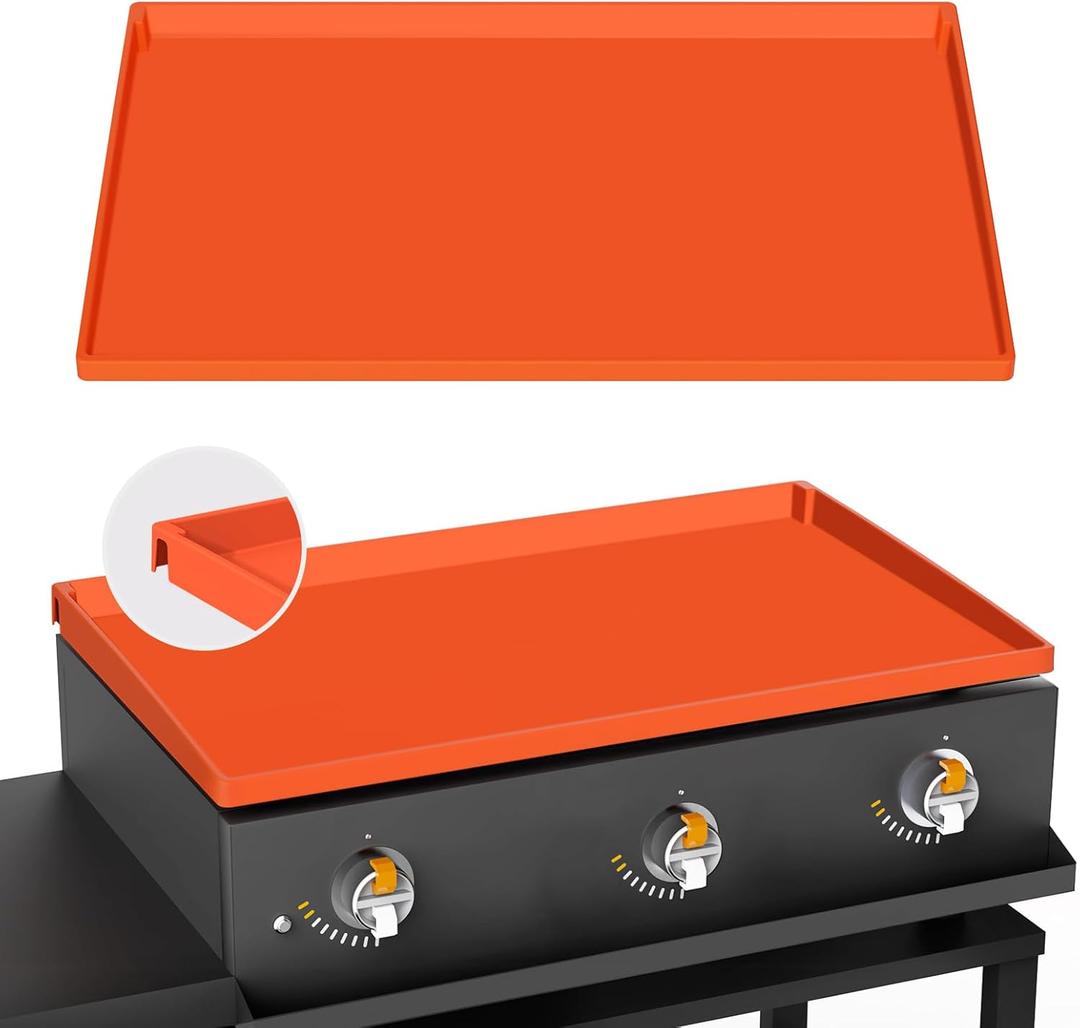 Full-Edge 28" Blackstone Silicone Griddle Cover, Premium Food-Grade Blackstone Griddle Accessories, Reusable Top Protector, Grill Buddy Mat Ideal for All-Season Outdoor Use (28 inches (Except 28" XL PRO Series))