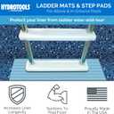 SWIMLINE HYDROTOOLS Protective Pool Ladder Mat for Above Ground Pools Safety & Stability for Stairs, Steps & Ladders Premium Durable Material, 48" x 60"