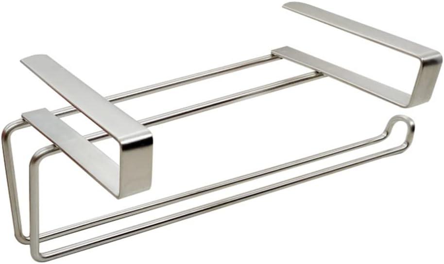 DOITOOL Paper Towel Dispenser Towel Paper Holder Over The Tank Toilet Holder Tissue Roll Rack Hanger for Bathroom Kitchen Tissue Hanging