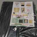 MinBoo Bamboo Appliance Slider,Sliding Tray for Coffee Maker, Kitchen Countertop Appliance Rolling Tray,Slides Easily from Under The Cabinet,Wide -Black- Large (16" Wx13 D)