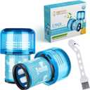 Dyson V12 Filter, 2-Pack Premium True HEPA Replacement Filters compatible with Dyson V12, V12 Detect, V12 Detect Slim, V12 Detect Slim Absolute, V12 Filter Replacement, Part no. 971517-01