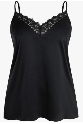 Spaghetti Strap Cami Tank Top Sleeveless Tunic Blouse Size XL