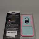 Phone Case for Google Pixel 9 Pro XL Case with with Slide Camera Cover | 2 Pack Screen Protector, Build in 360° Rotating Ring Kickstand, Military Grade Shockproof Protective, Green+Pink