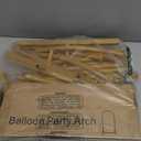 2 Pack Arch Backdrop Stand (7.2FT/6FT), Balloon Arch Stand with Base, Metal Arch Stand, Gold Baby Shower Backdrop Arch, Wedding Arch Frame