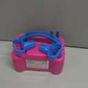 Balloon Pump Electric, Portable Automatic Dual Nozzle Inflator 110V 600W with Tying Tools for Birthday Gender Reveal Baby Shower Balloons Party Decorations (Rose Red)