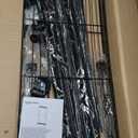 Amazon Basics Adjustable Double Rod Rolling Garment Rack, Hanging Clothes Closet Organizer with Wheels, Heavy Duty, 36" x 14" x 72", Black