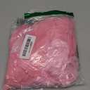 WDIRARA Women's Plus Size 2 in 1 Off Shoulder T Shirt Ruched Sheer Bell Long Sleeve Tee (X-Large Plus, Pink)