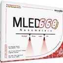 Miracle LED Nanometer 660 Indoor Grow Light Kit - Includes 2 Ultra Grow Red Spectrum 150W Replacement Grow Light Bulbs & 1 2-Socket Corded Fixture with SproutMatic Timer (Pack of 2)