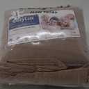 CozyLux Queen Seersucker Comforter Set with Sheets Taupe Bed in a Bag 7-Pieces All Season Bedding Sets with Comforter, Pillow Sham, Flat Sheet, Fitted Sheet, Pillowcase (Queen, Taupe)