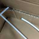 ELYONA Wood Tripod Floor Lamps with 3 Color Temperatures LED Bulb Vintage Standing Light Beige Linen Shade Tall Floor Lamp for Bedroom Living Room Office Study Room, Brown & Nickel Metal