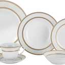 Lorenzo Amelia 57-Piece Dinnerware Set, Service for 8