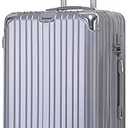 Luggage, trolley case, suitcase, pink, silver, red, black brown, 20 inches, 22 inches, 24 inches, 26 inches, with 4 sets of rotating wheels, combination lock, telescopic rod, zipper, PC+ABS