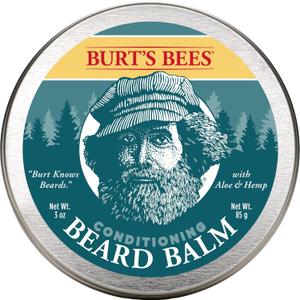 Burt's Bees Conditioning Beard Balm with Aloe & Hemp, For Men, 3 Ounces (1 Count (Pack of 1))