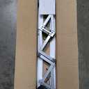 Aluminum Side Mount Trailer Ladder Rack, Lightweight Rustproof Adjustable Ladder Rack for Open and Enclosed Trailer Exterior Side Wall, 300 LBS Capacity - Carry 2 Ladder