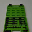 18-Piece Impact Socket Extension Set - 1/4" 3/8" 1/2" Drive Socket Extension Bars, Includes Ratchet Extension Set, Socket Adapter Set, Swivel Universal Joints & Impact Coupler, CR-V Steel