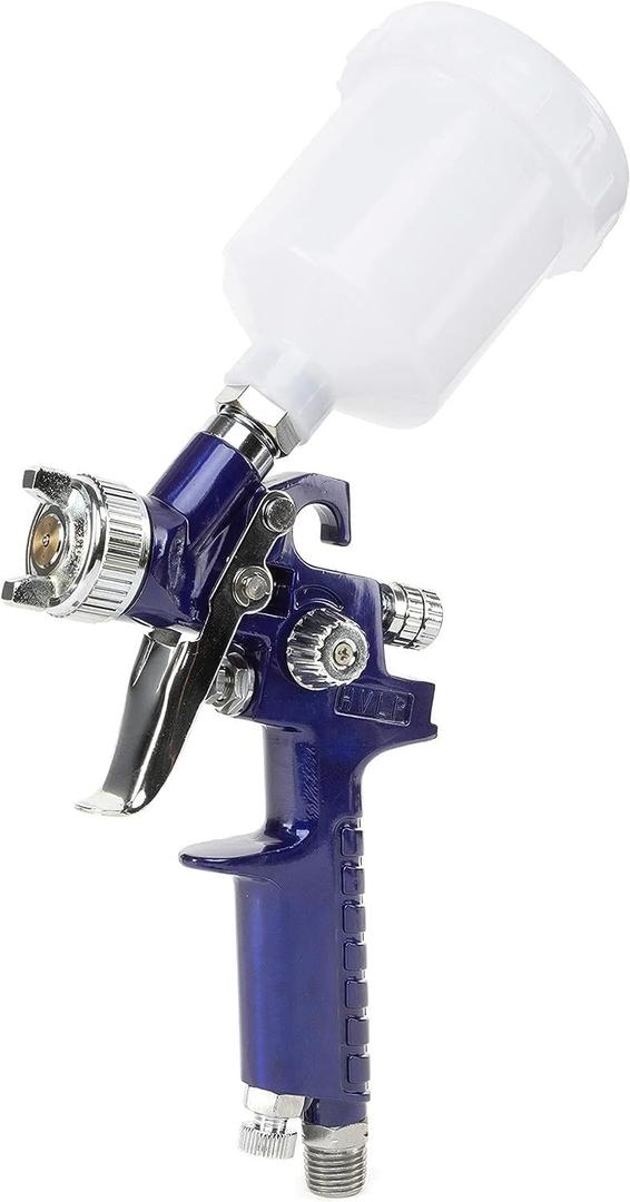 NEIKO 31207A HVLP Mini Gravity Feed Air Spray Paint | 1.0 mm Nozzle Size | 125 cc