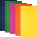 Colored Cardstock 12x24 Inch 30 Sheets 80LB/220GSM 5 Primary Colors,Solid Core No White Center,Compatible with Cricut Venture/Maker 3/4/Maker,Explore 3/4/Air 2/Air/One 12x24 Extended Cutting Mat