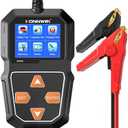 KONNWEI KW218 6V 12V Car Battery Tester 100-2000 CCA Automotive Battery Load Tester Alternator Tester Digital Auto Battery Analyzer Charging Cranking System Tester for Car Truck Marine Motorcycle Boat
