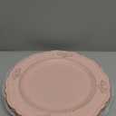 Spsyrine Antique Pink Charger Plates Set of 6, 13" Embossed Chargers for Dinner Plates, Wedding, Party