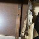 NTC Lupin Wooden Bed Frame with Headboard and Natural Rattan, Solid Oak/Rubber Wood Foundation with Silent Slats, 1000 Lb Capacity, Effortless Assembly (Natural Cane - Dark Walnut, King)