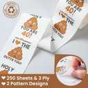 Can-shaped Packaging - 40th Birthday Gifts for Men Him Women Her Toilet Roll Paper - 40th Birthday Decorations, Party Supplies Favors - 40 Years Old Funny Gag Gift Ideas, Bday Present for Friends