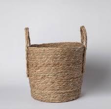 Baskets, Set of 3 for Home, Office, Dorm Room, Living Room, Bedroom, Bathroom, Nursery Storage and Organization (17x15x6/14x13x6/12x12x5inch)