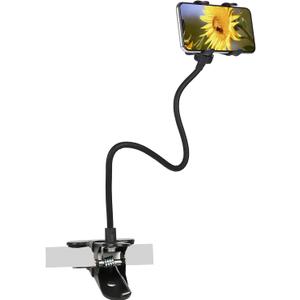 Cell Phone Holder Gooseneck Mount, Universal Lazy Bracket Flexible Long Arm Clamp Clip Phone Stand for Bed,360 Adjustable DIY Flexible Grip Desktop Mobile Phone Stand for All 4-7 Devices