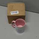 Imagine All the People Ceramic Mug, Pink/White (11 Ounces)