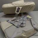 HOMEAL Toddler Booster Seat for Dining Table - Toddler Dining Cushion with Wipeable Surface -Booster Seat for Kitchen Chair with Easy-Install Straps - Breathable Fabric - Beige