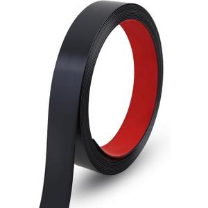 Gaahing 196.8" x 1" Matte Black Molding & Wall Trim, Flexible Peel and Stick Decorative Strip for Tile, Mirror, Ceiling, Floor, Panel, Cabinet
