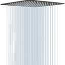 NearMoon Rain Shower Head, High Flow Stainless Steel Square Rainfall Shower, Waterfall Bath Shower Body Covering, Ceiling or Wall Mount (12 Inch, Matte Black)