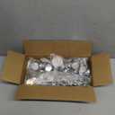 200 Sets Button Maker Supplies, 32mm / 1.26 inch Button Supplies Buttons Parts, (Approx. 1.25 inch) Metal Blank Badge Parts with Blank Paper for Buttons Maker Machine Pin Maker Press