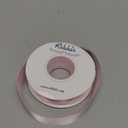 Ribbli Double Faced Light Pink Baby Pink Satin Ribbon,1 x Continuous 25 Yards,Use for Bows Bouquet,Gift Wrapping,Baby Shower,Floral Arrangement