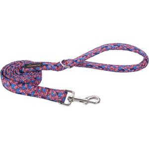 ARING PET American Flag Dog Leash, Cute Patriotic Dog Leashes Matching Dog Collars, Cotton Handmade 4th of July Walking Dog Leash for Small Medium Large Dogs and Cats (Small (Pack of 1))
