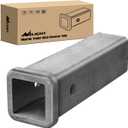Nilight Hitch Adapter 2" x 9" Combo Bar Trailer Receiver Tube Weld-on Raw Steel Hitch Bar