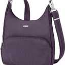 Travelon Anti-Theft Classic Essential Messenger Bag, Purple