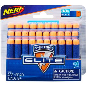 Nerf Darts 30 Pack Refill For Elite Blasters -- Official N-Strike Elite Darts -- For Kids, Teens, Adults , Blue
