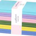 PurpleEssences Set of 12 Cloth Dinner Napkins 100% Cotton 18x18 Inch - Soft Durable Washable - Ideal for Farmhouse Party Fall Thanksgiving - Perfect Everyday Use Table Linen - Multicolor